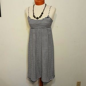 ⬇$40 J. Crew navy stripe summer dress